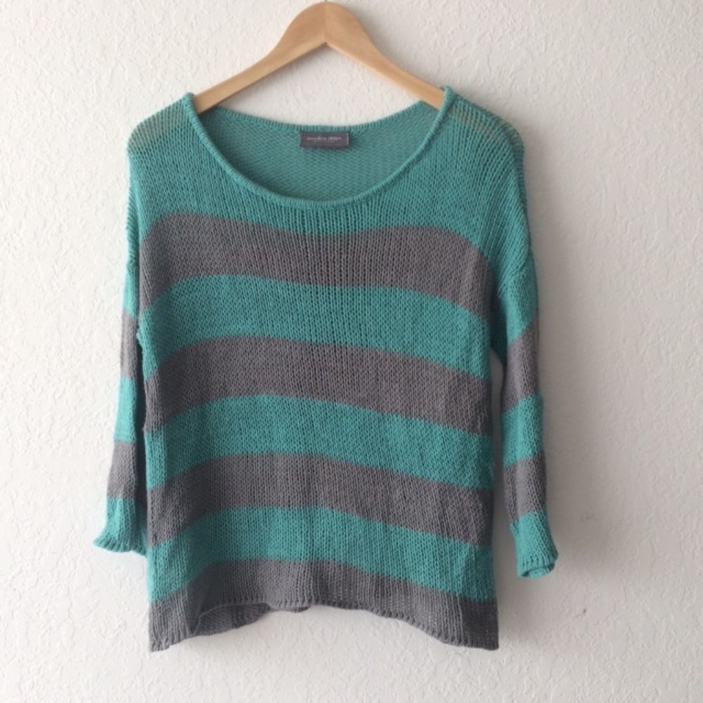 Wooden Ships Stripes Loose Sweater S/M - Picture 1 of 3